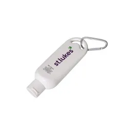 SPF 50 Dry Touch Sunscreen Tube With Carabiner Clip