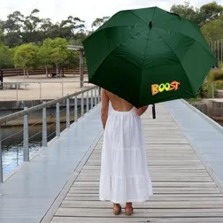 Stormy Wind Vented Golf Umbrella with Fibreglass Shaft