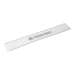 30cm Polypropylene Straight Edge Ruler with Full Colour Printing
