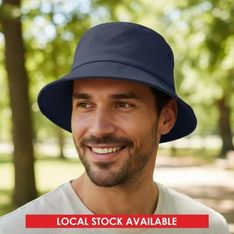 Long Beach Large Unstructured Heavy Brushed Cotton Twill Bucket Hat UPF50