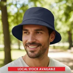 Long Beach Large Unstructured Heavy Brushed Cotton Twill Bucket Hat UPF50