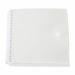 Frosty A5 Cardboard Notepad with Frosted Edges