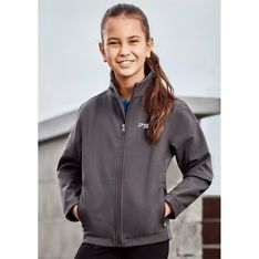 Kids Apex Water Resistant Fleece Lined Softshell Jacket