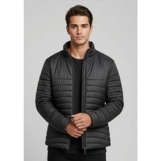 Mens Expedition Water Resistant Nylon Ripstop Insulated Jacket