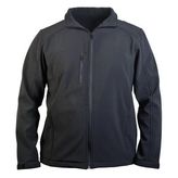 Mens Easy Fit Polyester Softshell Jacket with Microfleece Lining
