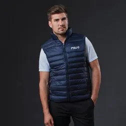 J808 Lifestyle Puffer Embroidered Fashion Vests