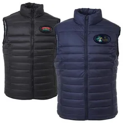 Quilted Nylon Puffer Vest with Synthetic Down Insulation
