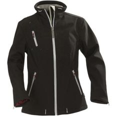 Savannah Ladies Water Repellent Softshell Jacket with Fleece Collar