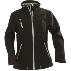 Savannah Ladies Water Repellent Softshell Jacket with Fleece Collar