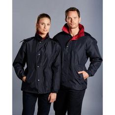 Stadium Water Resistant Oxford Shell Fleece Lined Jacket