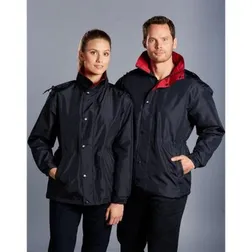 Stadium Water Resistant Oxford Shell Fleece Lined Jacket