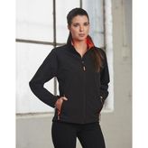 Ladies Bonded Softshell Jacket with Contrast Details