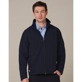 Mens 4 Way Stretch Water Resistant Softshell Jacket