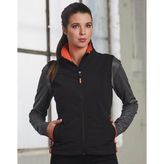Rosewall Ladies Softshell Contrast Vest Water Resistant