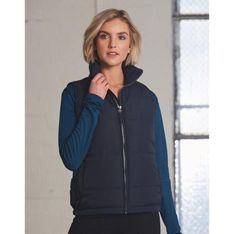 Heavy Quilted Puffer Vest with Inner Pocket