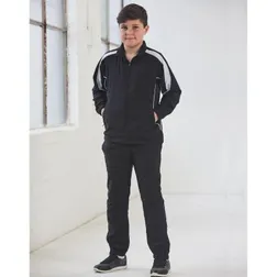 Kids Raglan Water Repellent Sports Warm Up Jacket