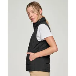 Ladies Modern Fit Sustainable Recycled Polyester Puffer Vest