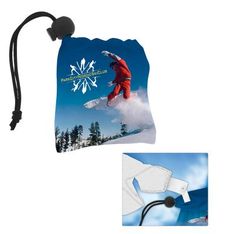 Detachable Microfibre Cloth in Pouch for Screens