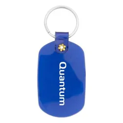 Oval Flexible PVC Keychain with Branding Area