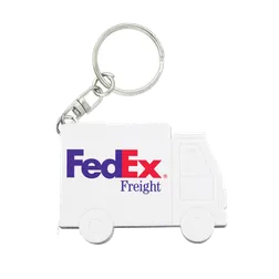 Truck Shaped Retractable One Metre Tape Measure Keyring