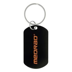 Aluminium Dog Tag Keychain with Engraving Area