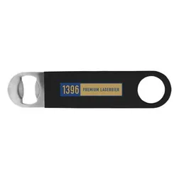 Bartenders Vinyl Grip Stainless Steel Bottle Opener