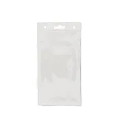 Big Event Clear Plastic Badge Holder with Screen Print Branding