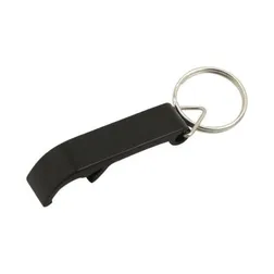 Handy Anodised Aluminium Bottle Opener Keyring