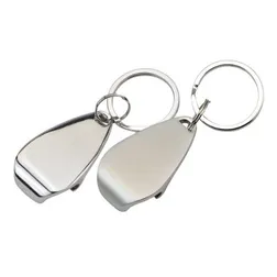 Zinc Alloy Metal Keyring With Opener