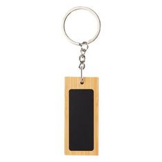 Mirage Bamboo Keyring with Chrome Mirror Finish