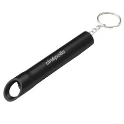 Pop Light LED Bottle Opener Aluminium Keychain