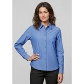 Ladies Yarn Dyed Chambray Long Sleeve Work Shirt