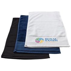 Terry Velour Gym Towel with Cotton Border