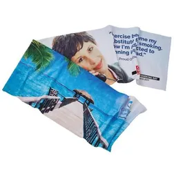 Full Colour Sublimation Polyester Cotton Gym Towel