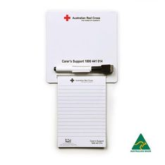 Magnetic Whiteboard With Tear Off Notepad