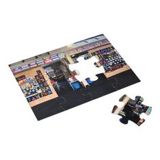 A5 Magnetic Jigsaw Twelve Piece Textured Laminate Puzzle
