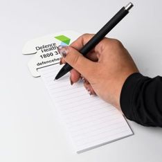 House Shape Magnetic Notepad with Full Colour Print