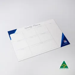 A4 Textured Laminate Magnetic Whiteboard Australian Made