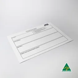 Textured Laminate Magnetic Whiteboard A3 Size Australian Made
