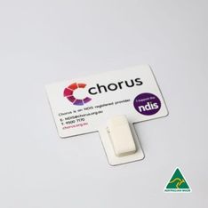 Textured Laminate T Shaped Magnetic Message Holders