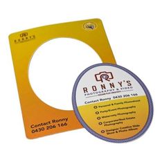 Rectangular Laminate Magnetic Photo Frame with Variable Data Printing