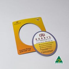 Rectangular Laminate Magnetic Photo Frame with Variable Data Printing