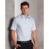Mens Self Stripe Cotton Polyester Business Shirt