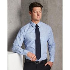Balance Stripe Cotton Polyester Long Sleeve Mens Shirt