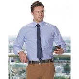 Mens Gingham Check Long Sleeve Shirt with Roll Up Tabs