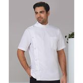 Mens Mechanical Stretch Polyester Healthcare Tunic Jacket