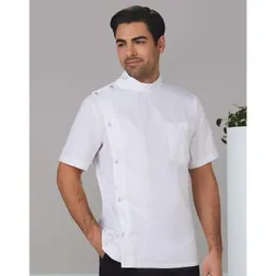 Mens Mechanical Stretch Polyester Healthcare Tunic Jacket