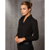 Nano Tech Ladies Long Sleeve Cotton Polyester Professional Shirt