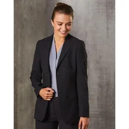Women's Poly Viscose Stretch Two Button Professional Blazer