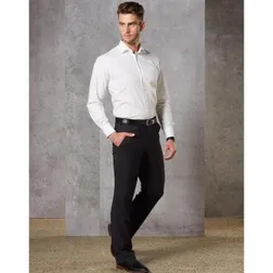Mens Wool Blend Stretch Pants with Lycra